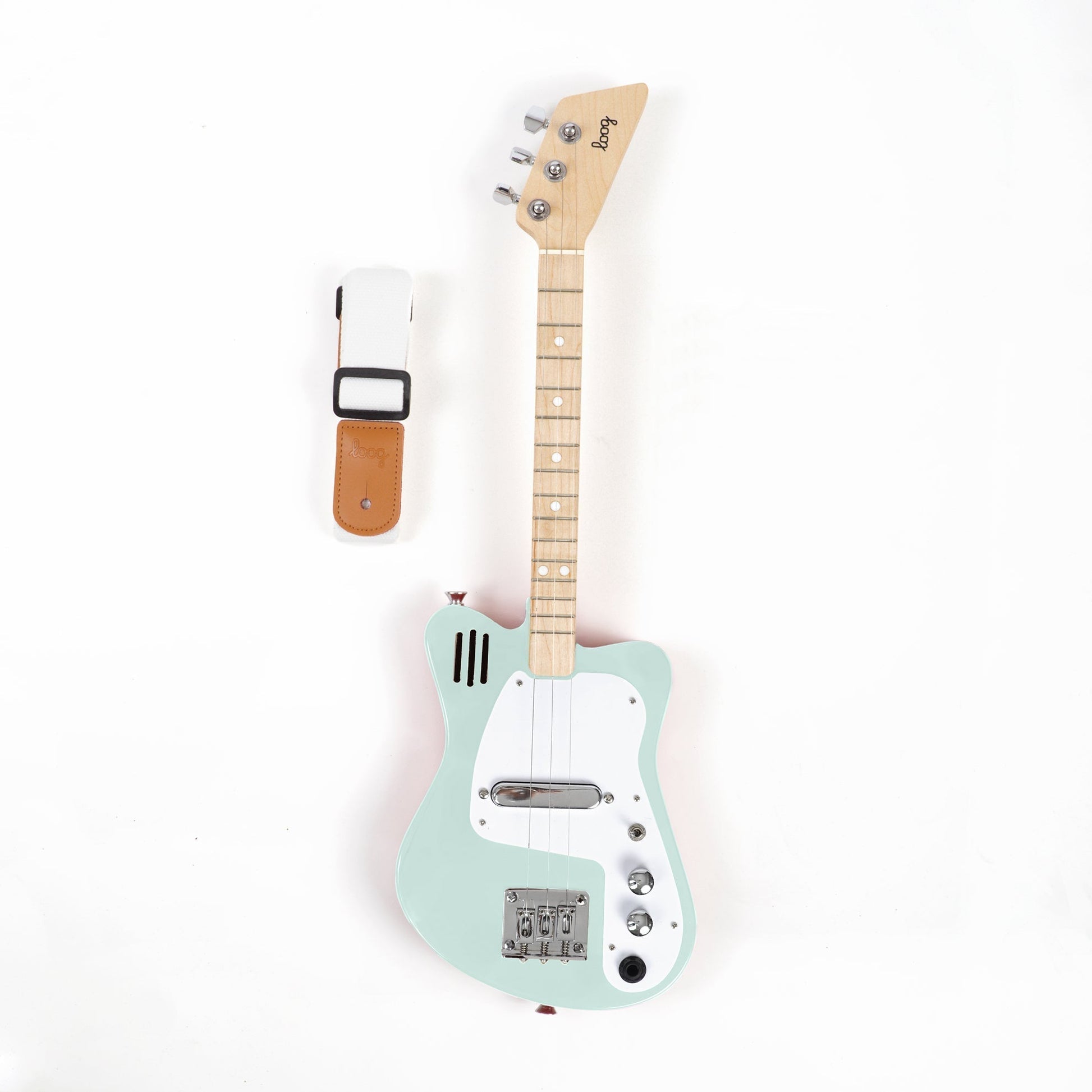green-guitar-strap
